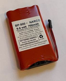 BP-800 : 9.6volt 700mAh Ni-Cd battery