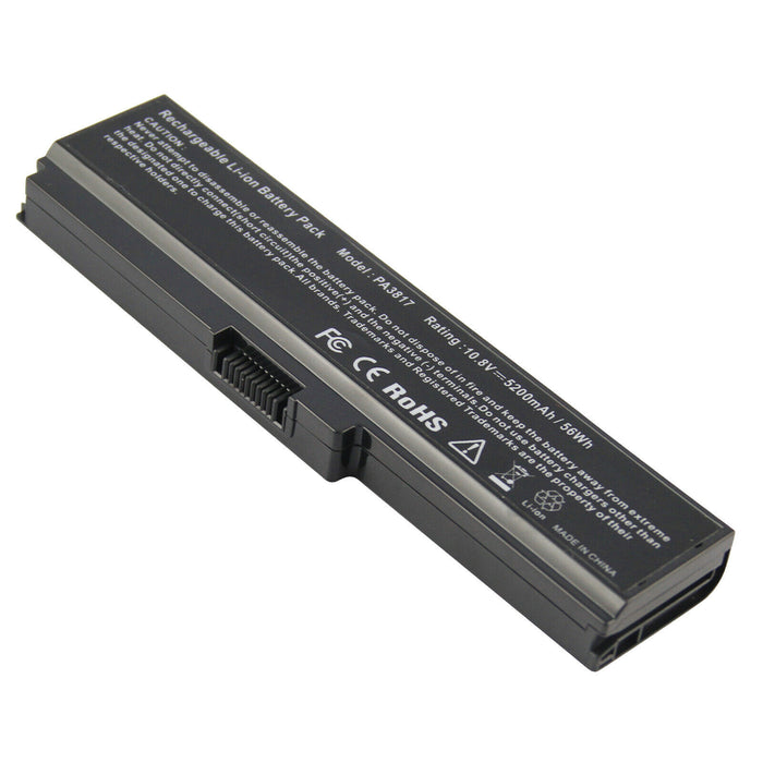 PA3817U-1BAS: 10.8volt 4400mAh Li-ION battery for Toshiba Laptops PA3634U PA3635U