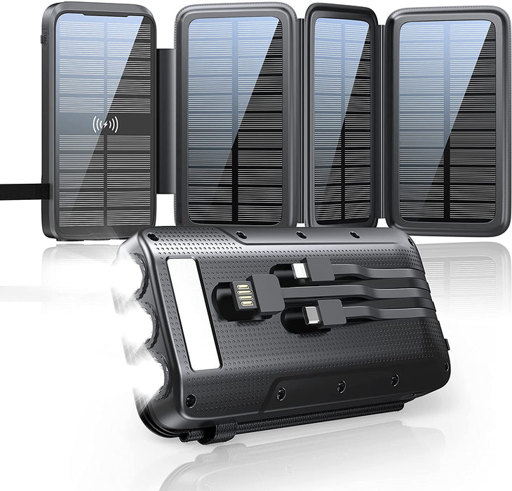 PB-20000-Qi-3C : Solar Power Bank, 20000mAh , with Qi wireless