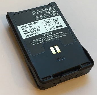 PB-45L : 7.4 volt 2000mAh Li-ION battery for Kenwood TH-D72A, TH-D72E