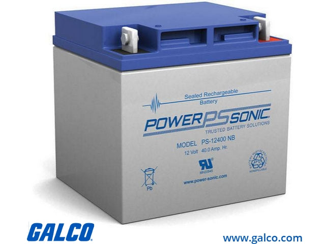 PS-12400 NB: 12 volt 40Ah Sealed Lead rechargeable battery