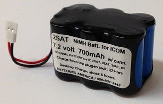 2SAT-NiMH : 7.2v internal battery for ICOM radios