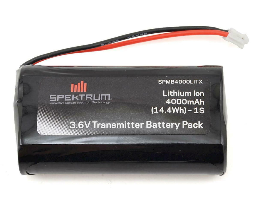 SPMB4000LITX : 3.6 volt 4000mAh Li-ION battery for SPEkTRUM DX6R