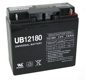UB12180 : 12 volt 18Ah sealed lead battery