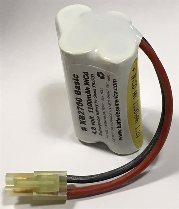 Batteria Per Euro-Pro Shark Batteria 4,8V Per Shark XB2700 V2700 V2700Z V2930 - Compatibile Con Spazzatrici Euro-Pro, Marca NYPLATFORM Batteria Sh 300 Yuasa - Foto 2