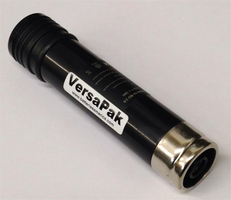 black and decker rechargeable flashlight battery VersaPak 3.6v battery for Black & Decker