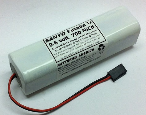 NT8S700B : 9.6 volt NiCd battery for Futaba (NT8iB)transmitters