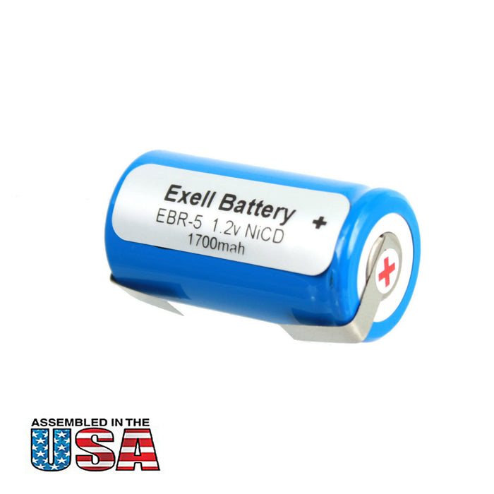 Exell 1.2V Razor Battery For Sears Craftsman N1200SC P130SCR ROTOMATIC 2