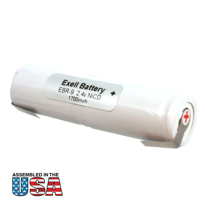 EBR-9 Razor Battery For Isotip 0040, 0040001, 41B001RD531, 7500