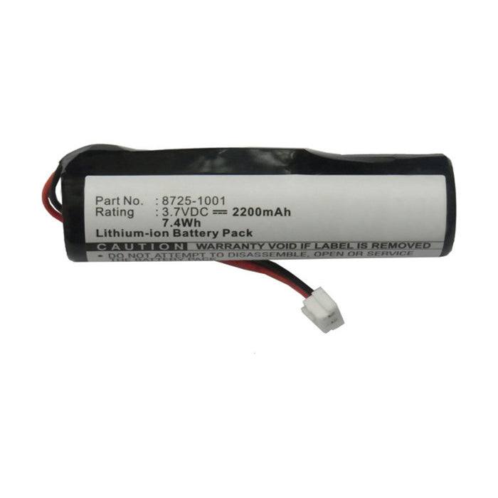 EBWHL-6: 3.7 volt 2200mAh Li-Ion Rechargeable Wahl Eclipse 9 Razor Replacement Battery